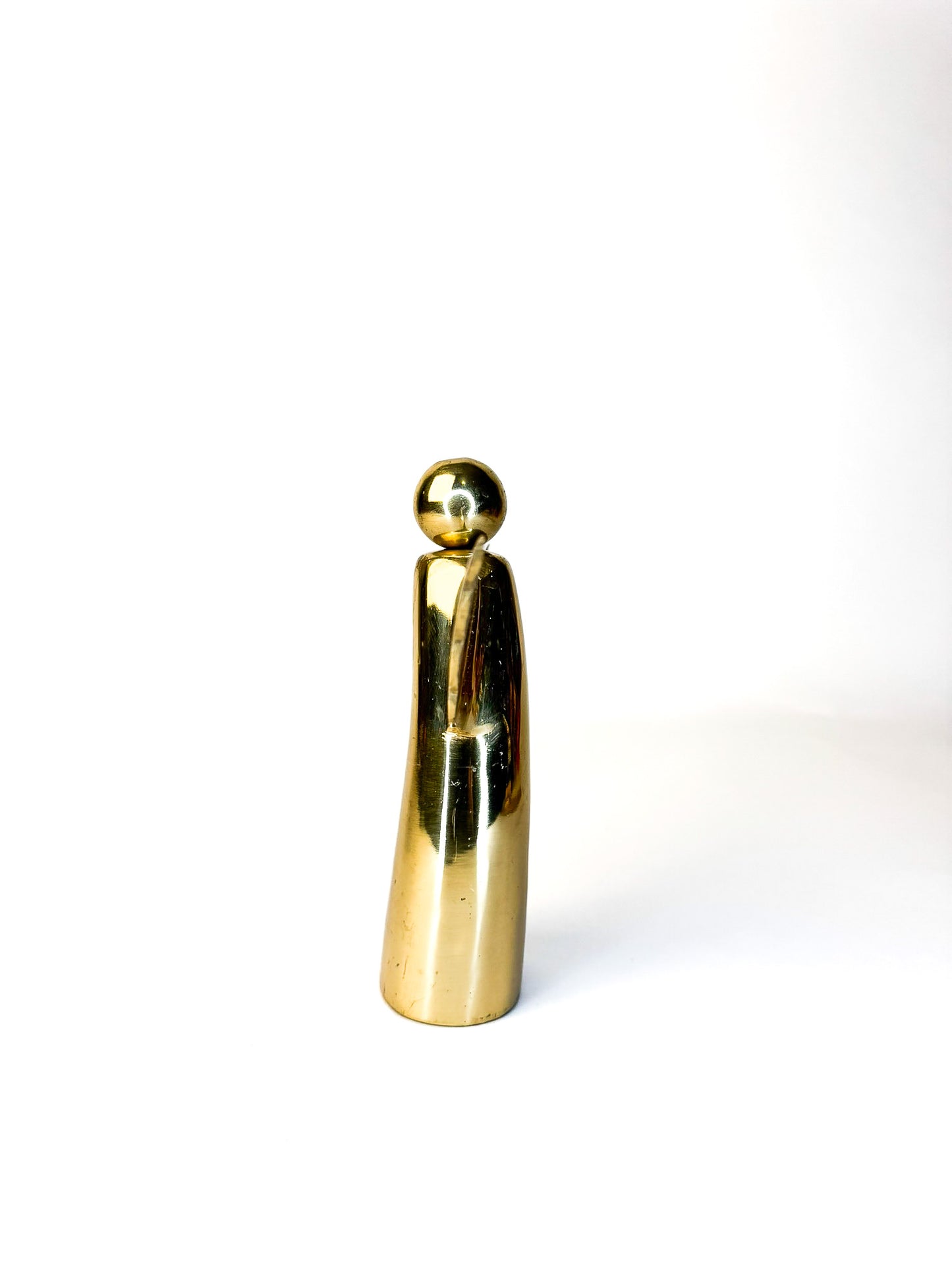 Mid-Century Brass Angel Figurine