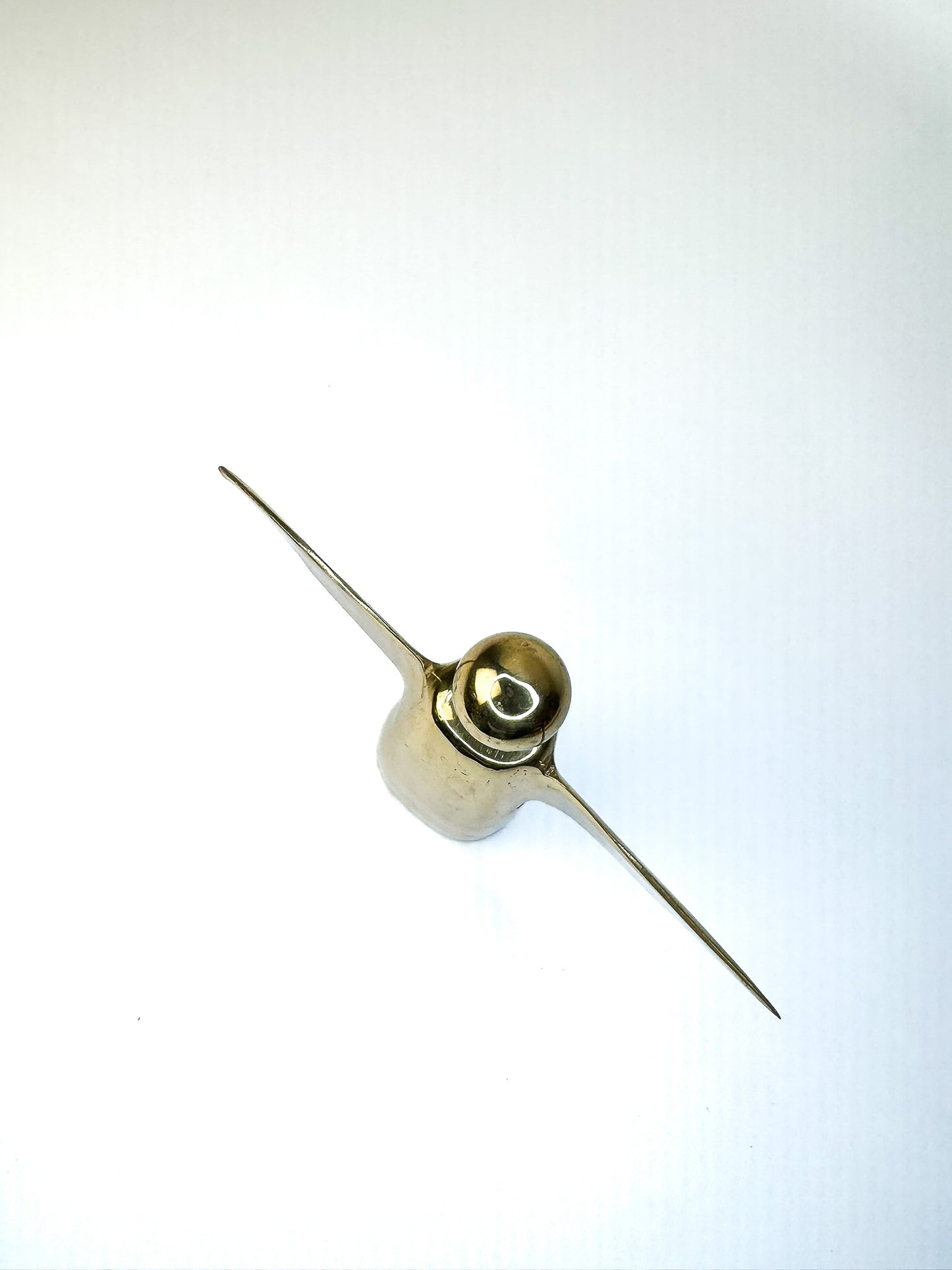 Mid-Century Brass Angel Figurine