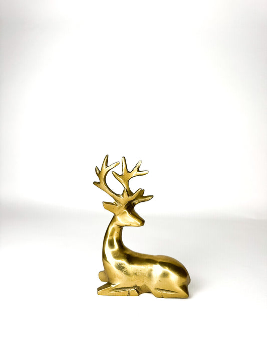 Brass Deer Figurine
