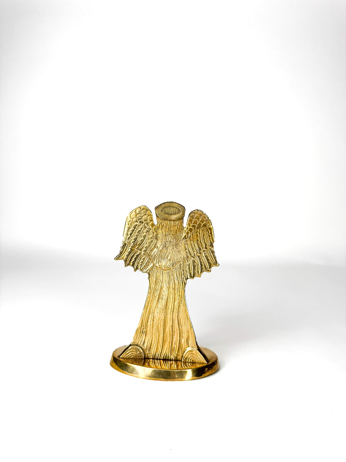 Brass Angel Candle Holder