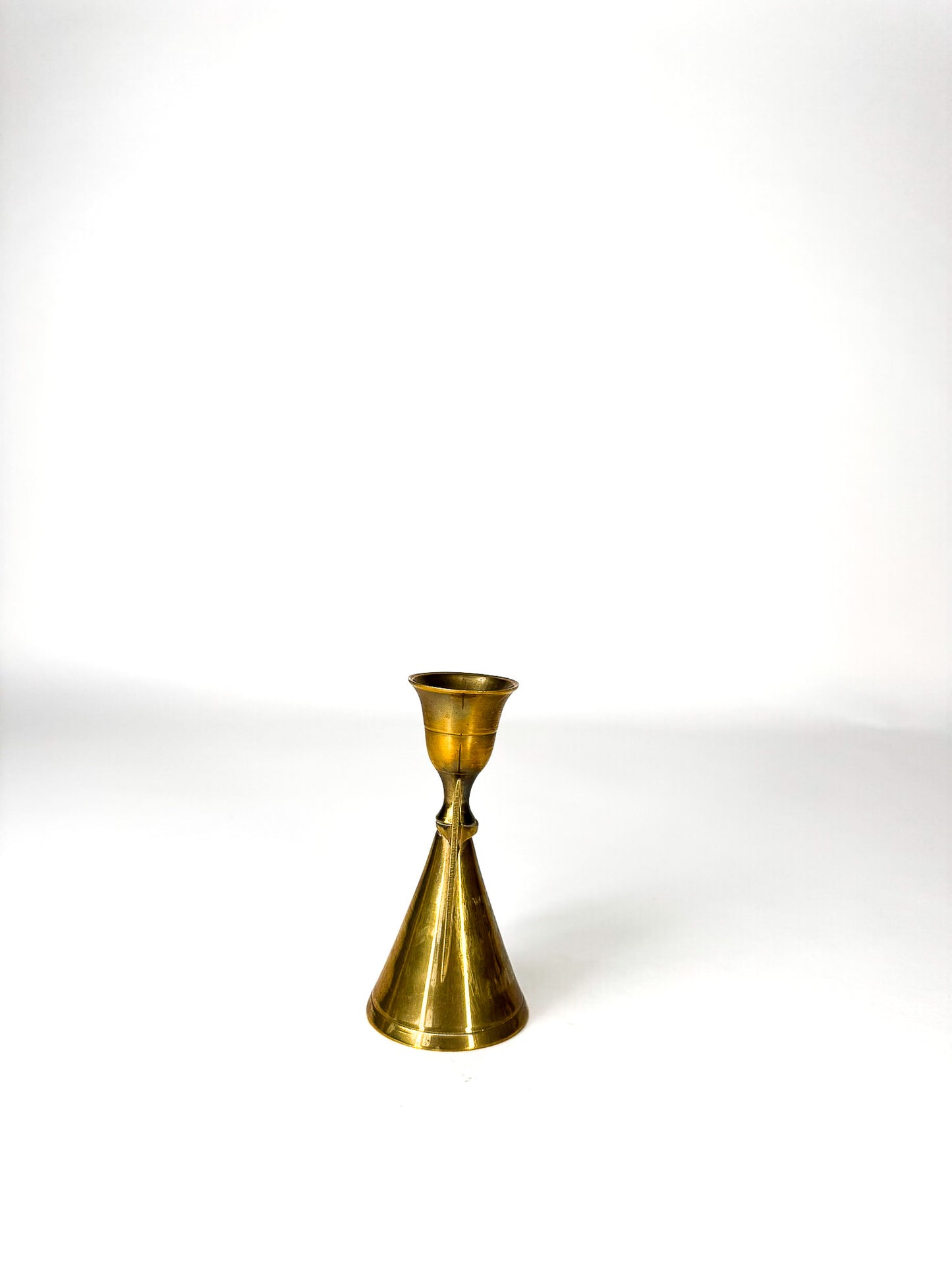 Brass Angel Wings Candle Holder
