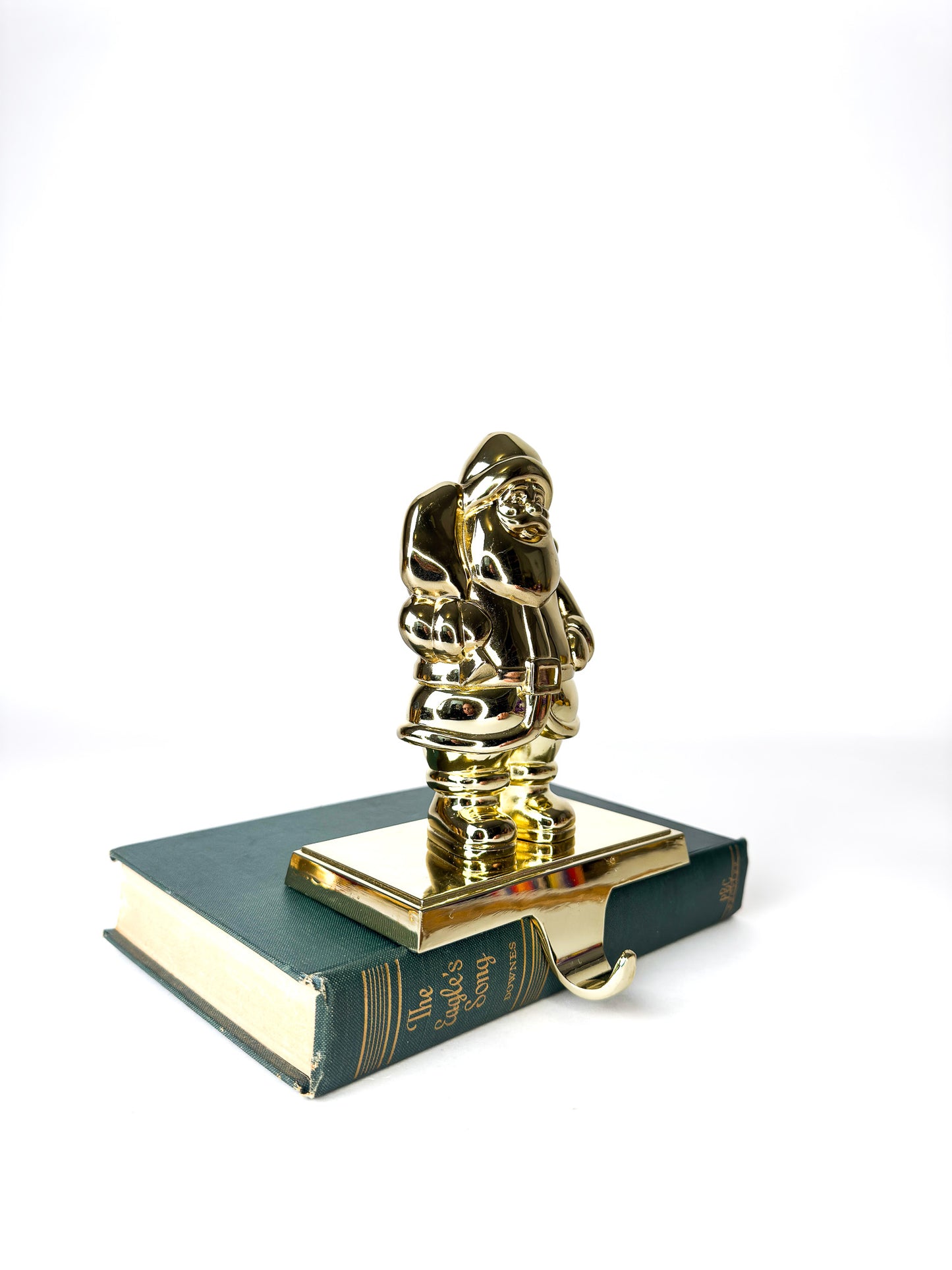 Brass Santa Stocking Hook