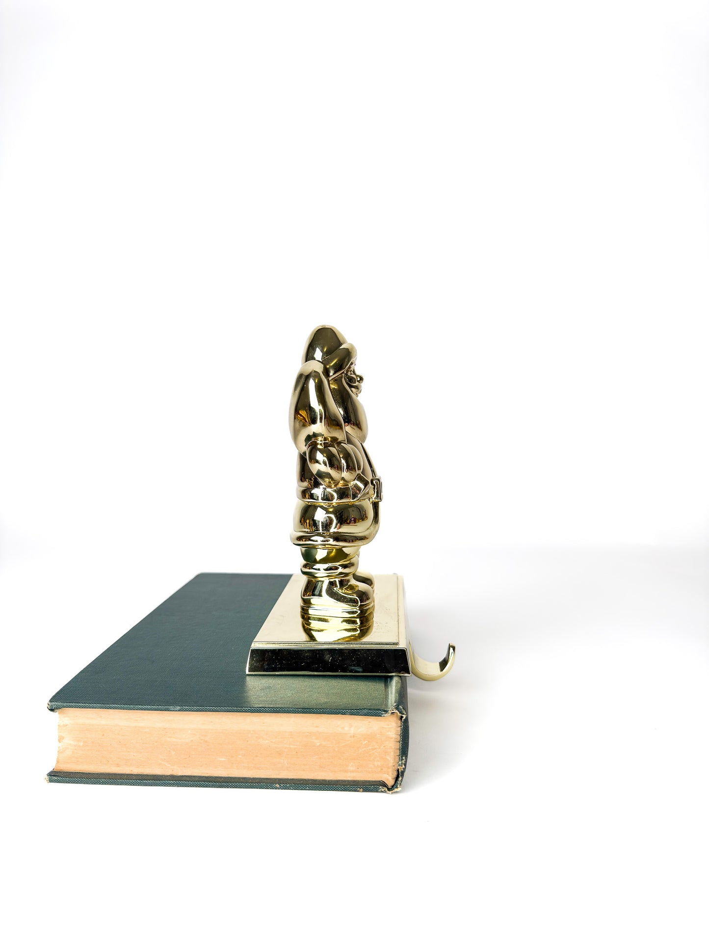 Brass Santa Stocking Hook