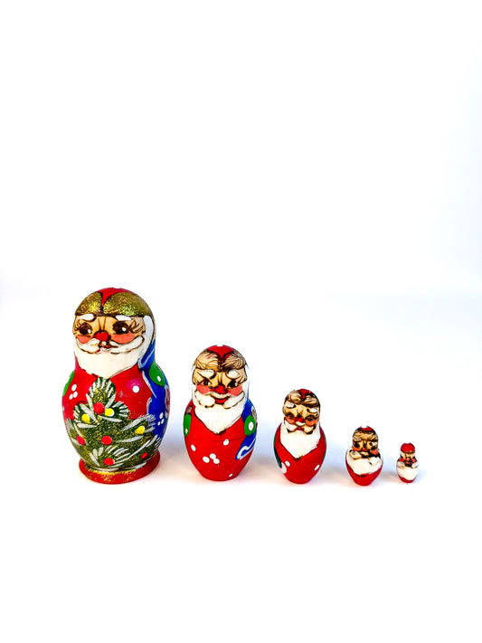 Santa Nesting Doll Set Matryoshka (set of 5)