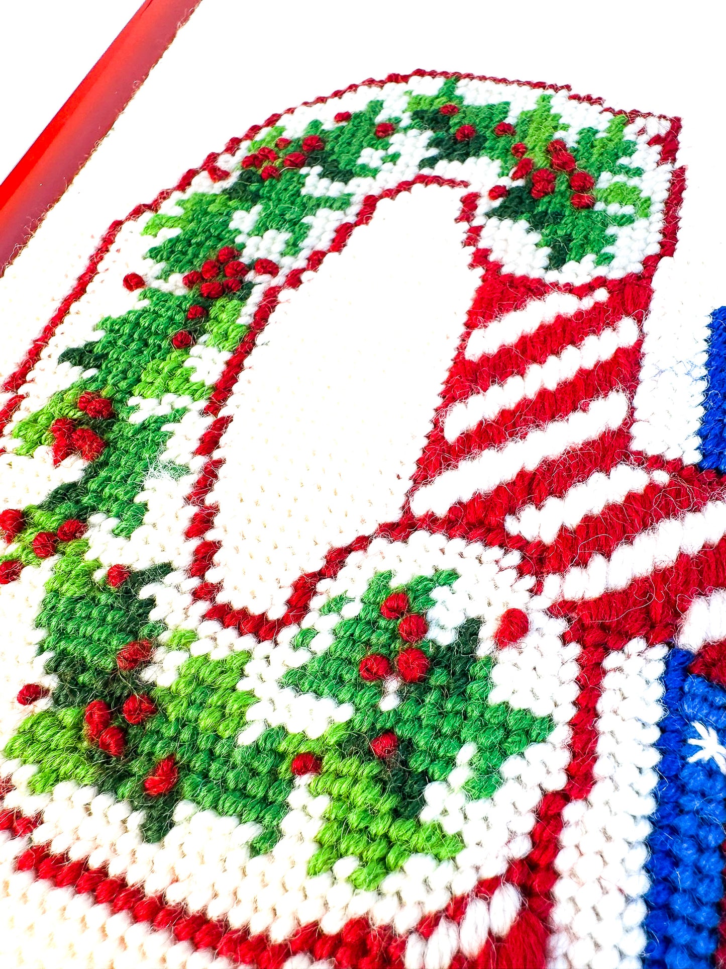 Needlepoint Framed Merry Christmas