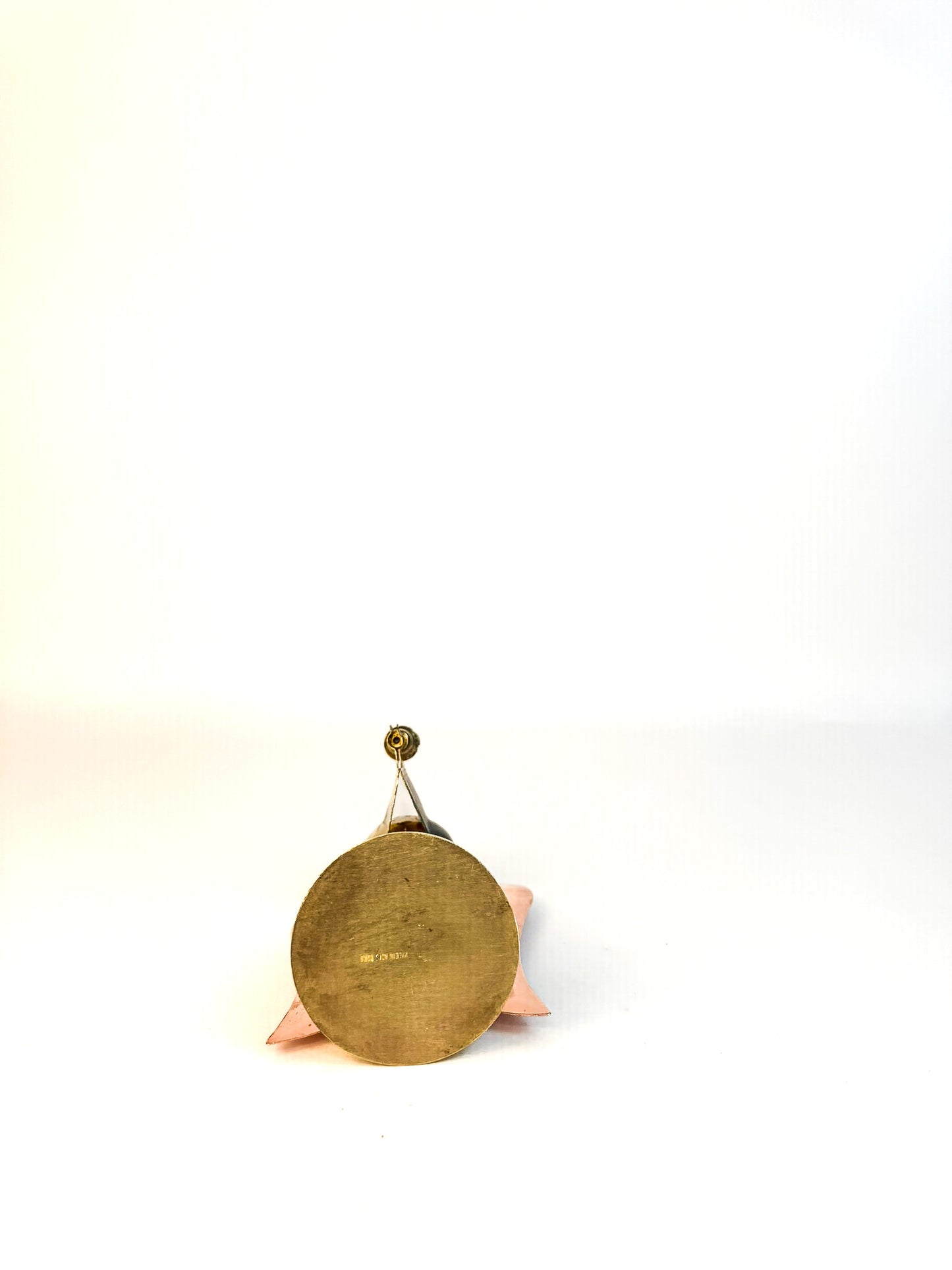 Copper & Brass Angel Candle Holder