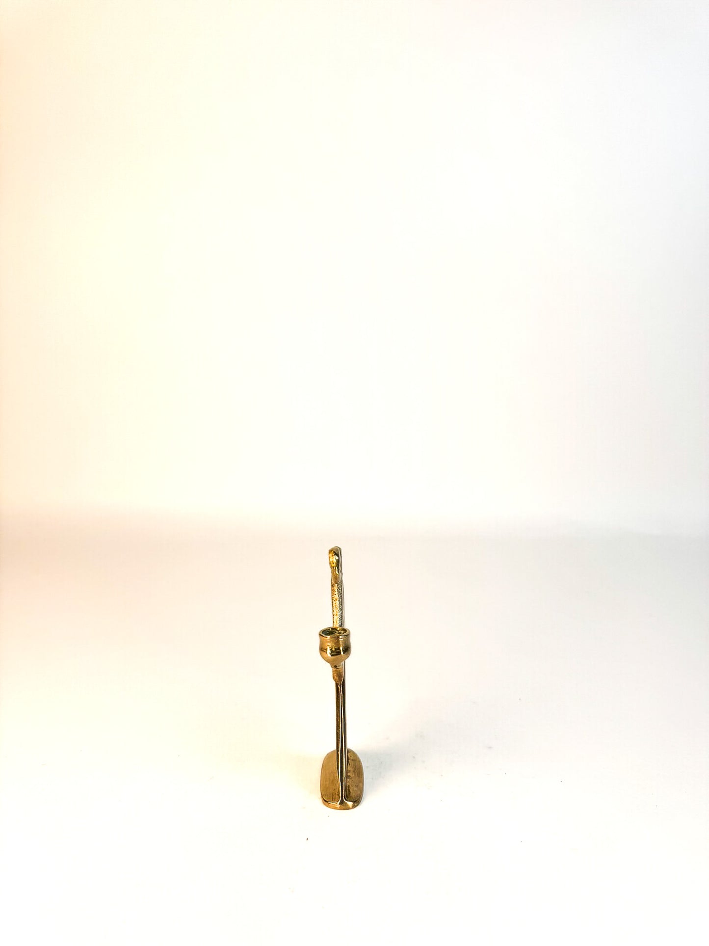 Small Brass Angel Candle Holder