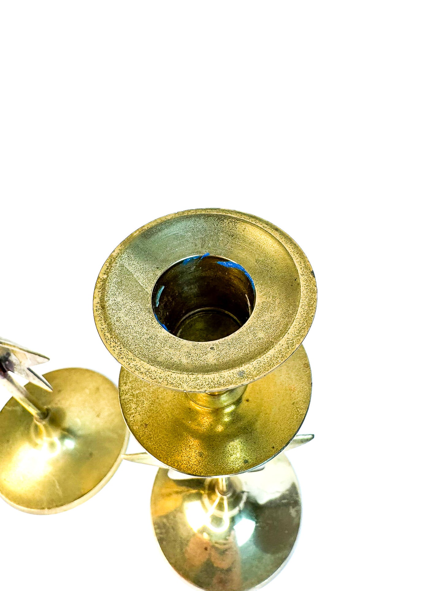 Brass Star Candle Holders - Set of 2