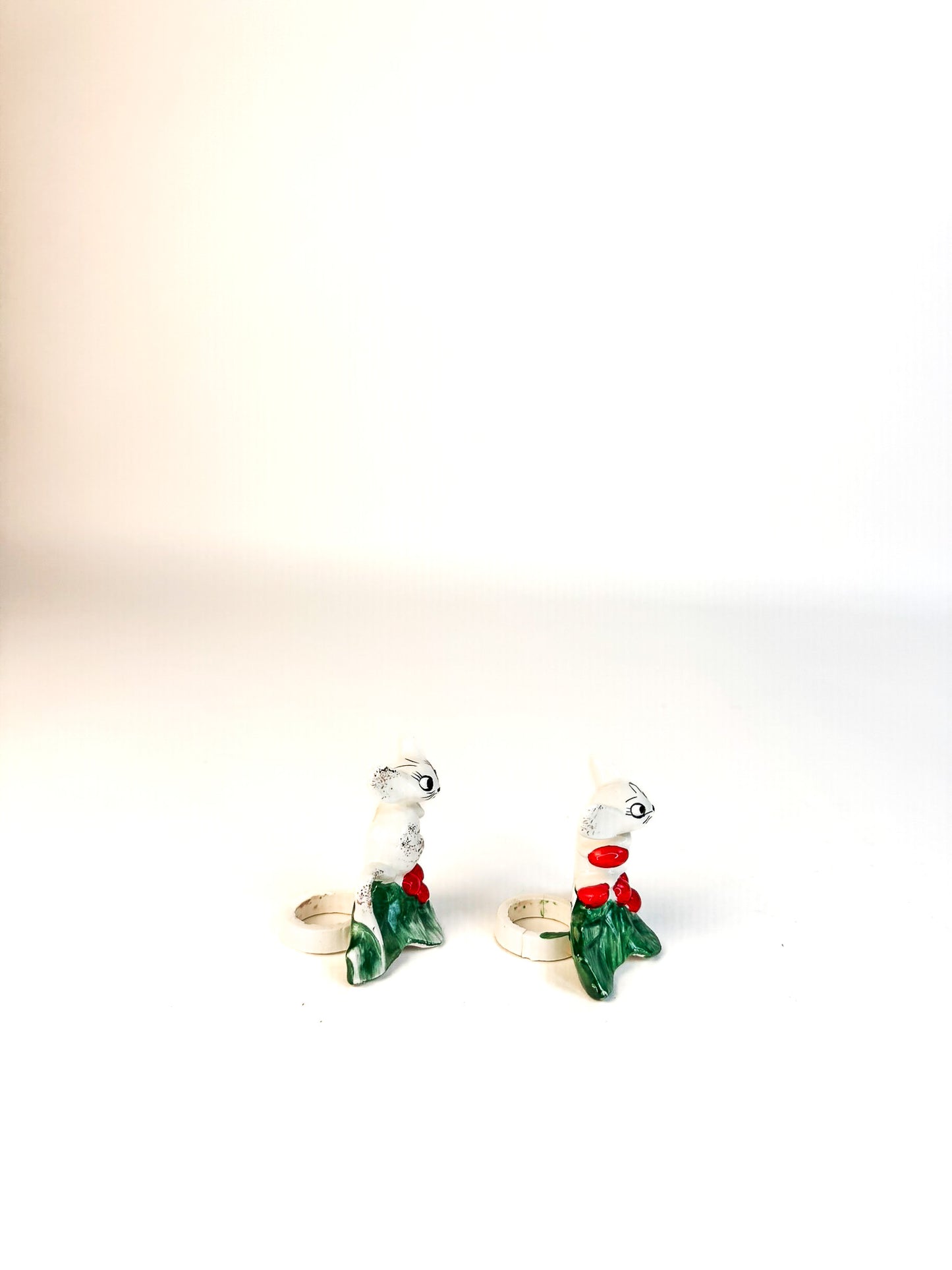 Holt Howard Candle Huggers Mouse - Set of 2