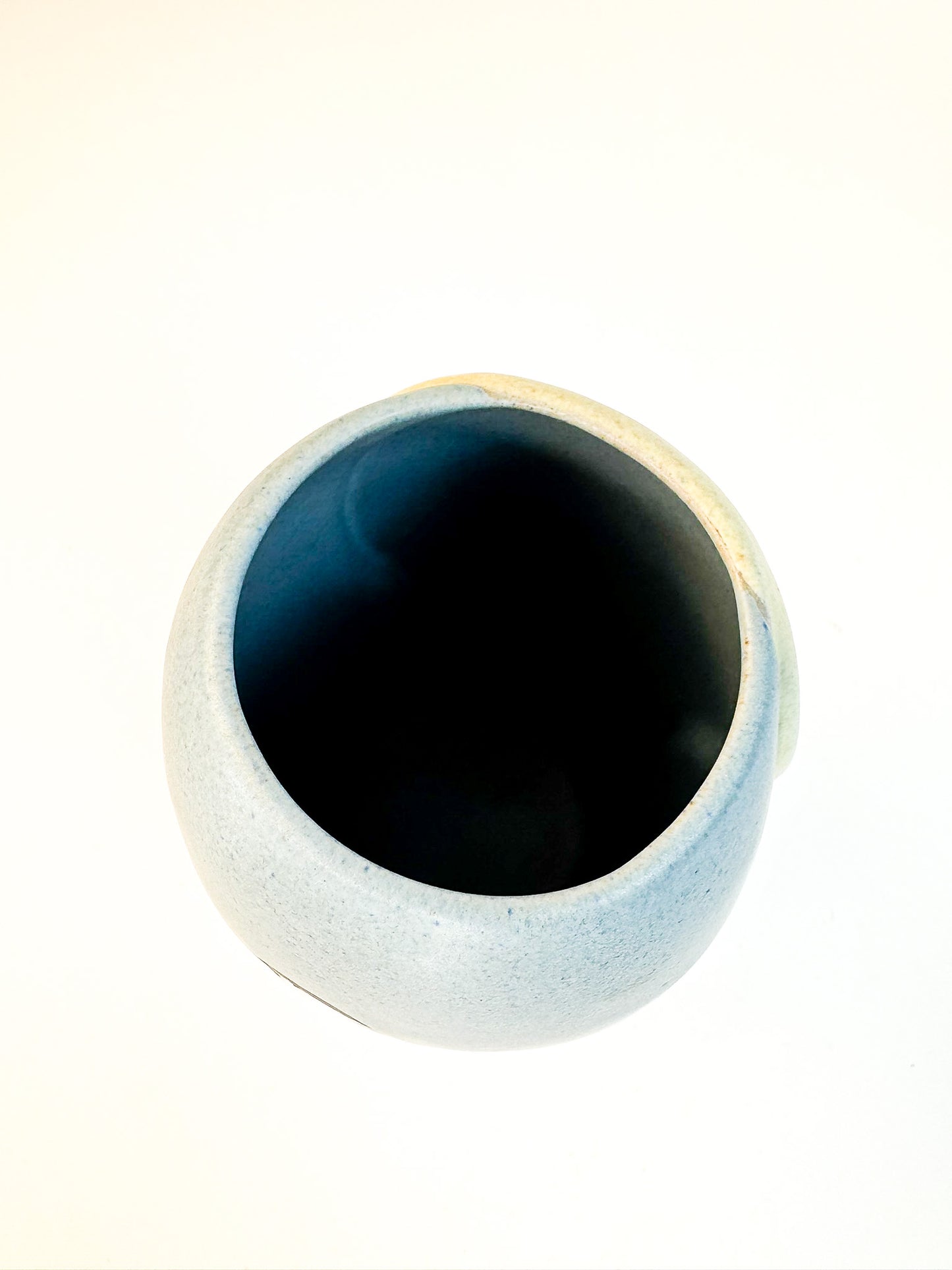 Bird Flower Vase Ceramic Original - Signed by Artist