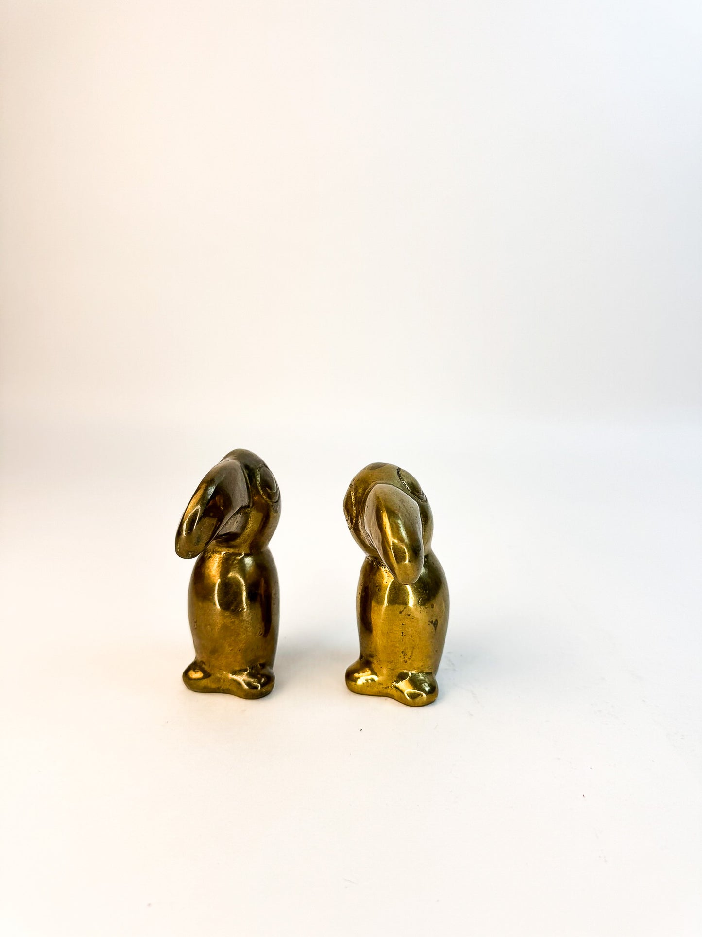 Brass Toucan Birds Pair