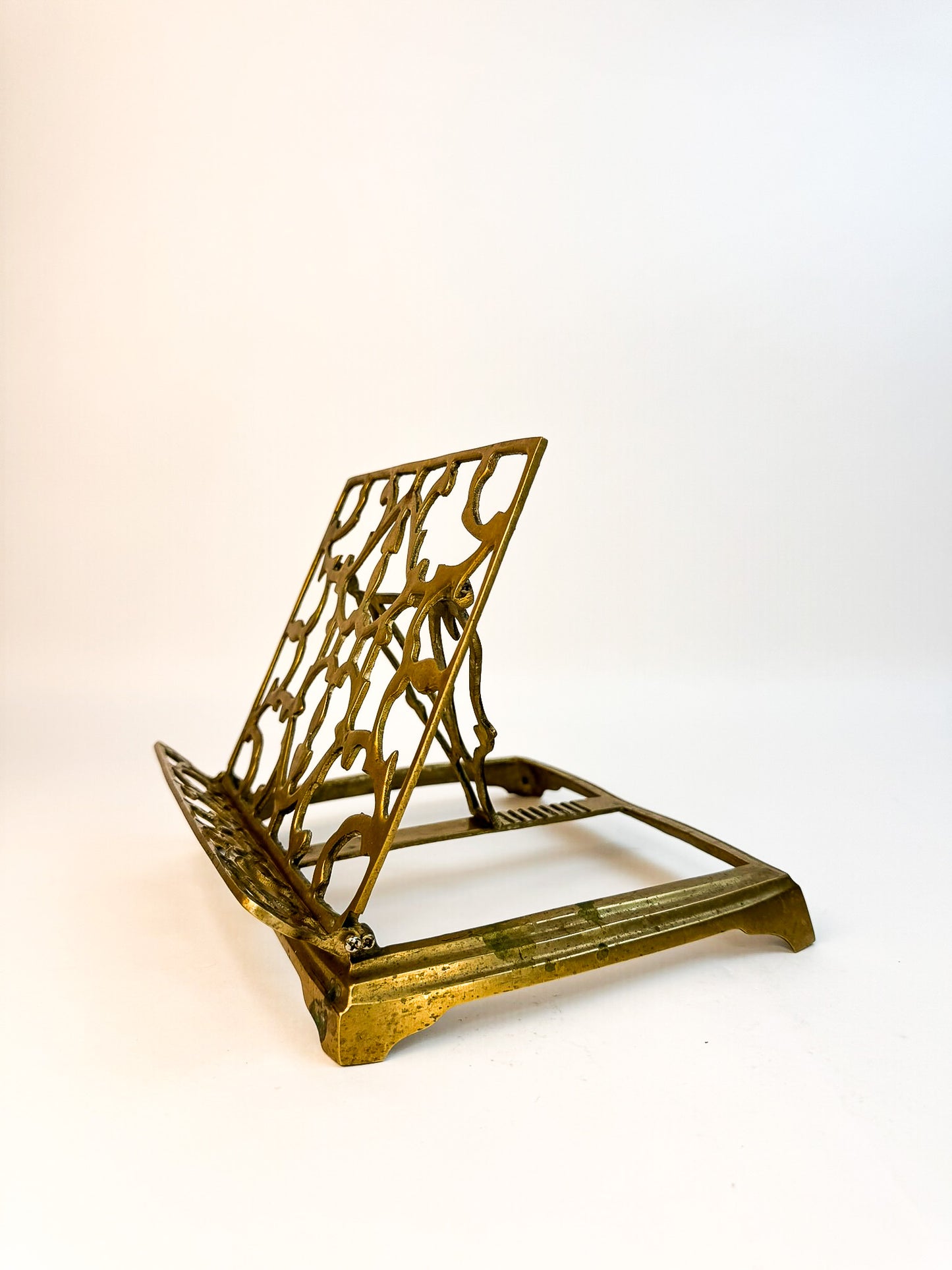 Brass Book Stand Folding Holder
