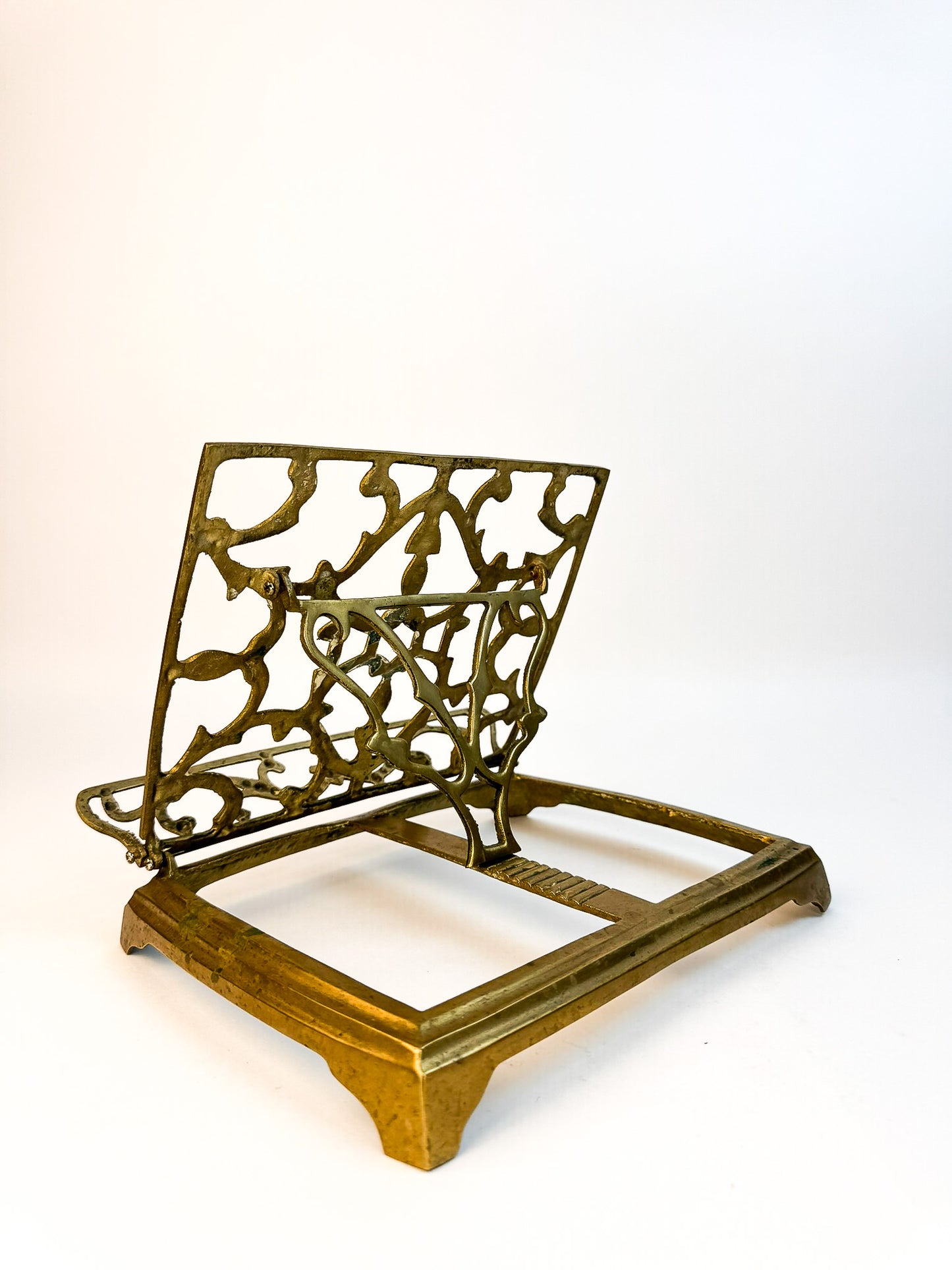 Brass Book Stand Folding Holder