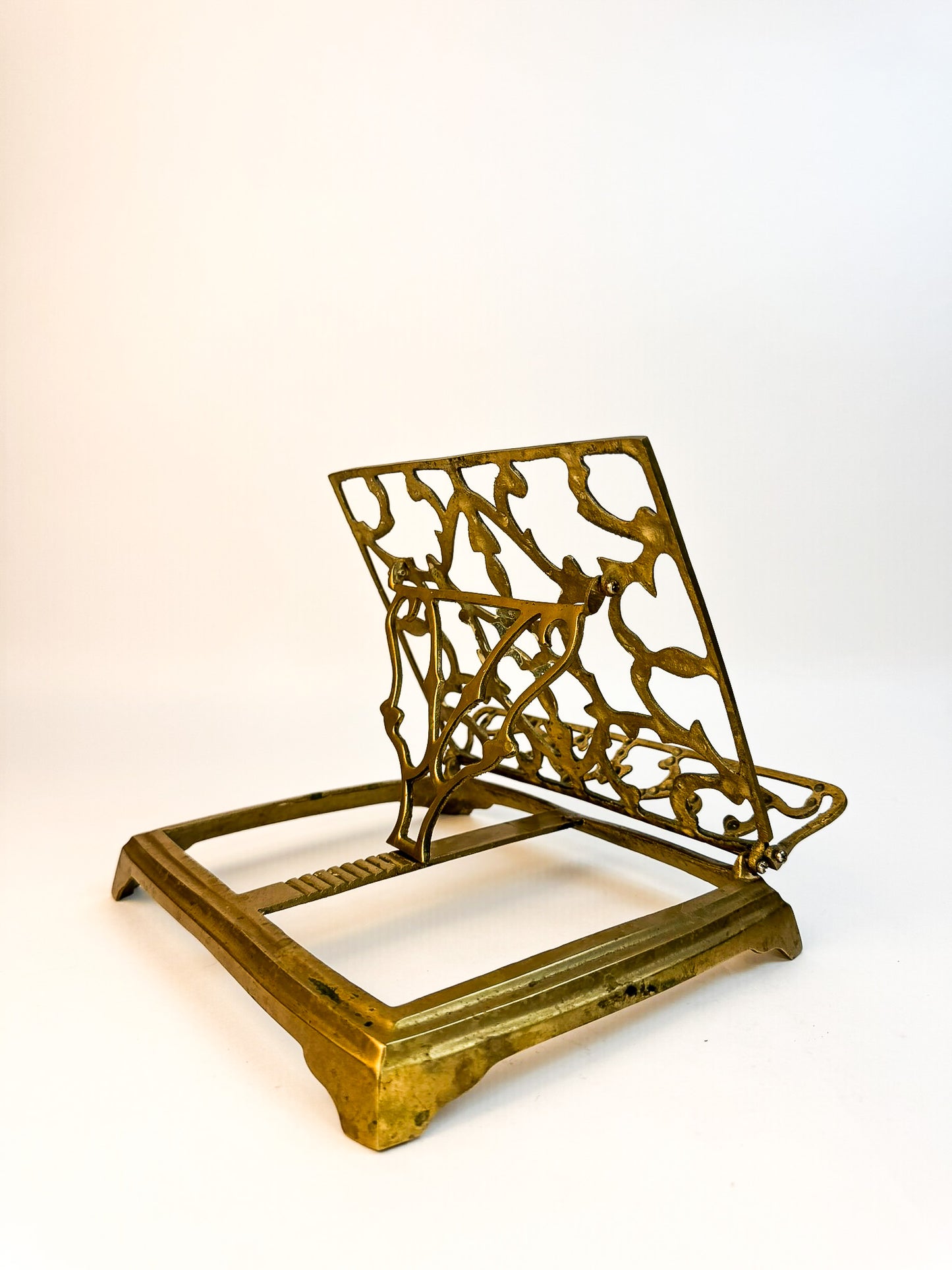 Brass Book Stand Folding Holder