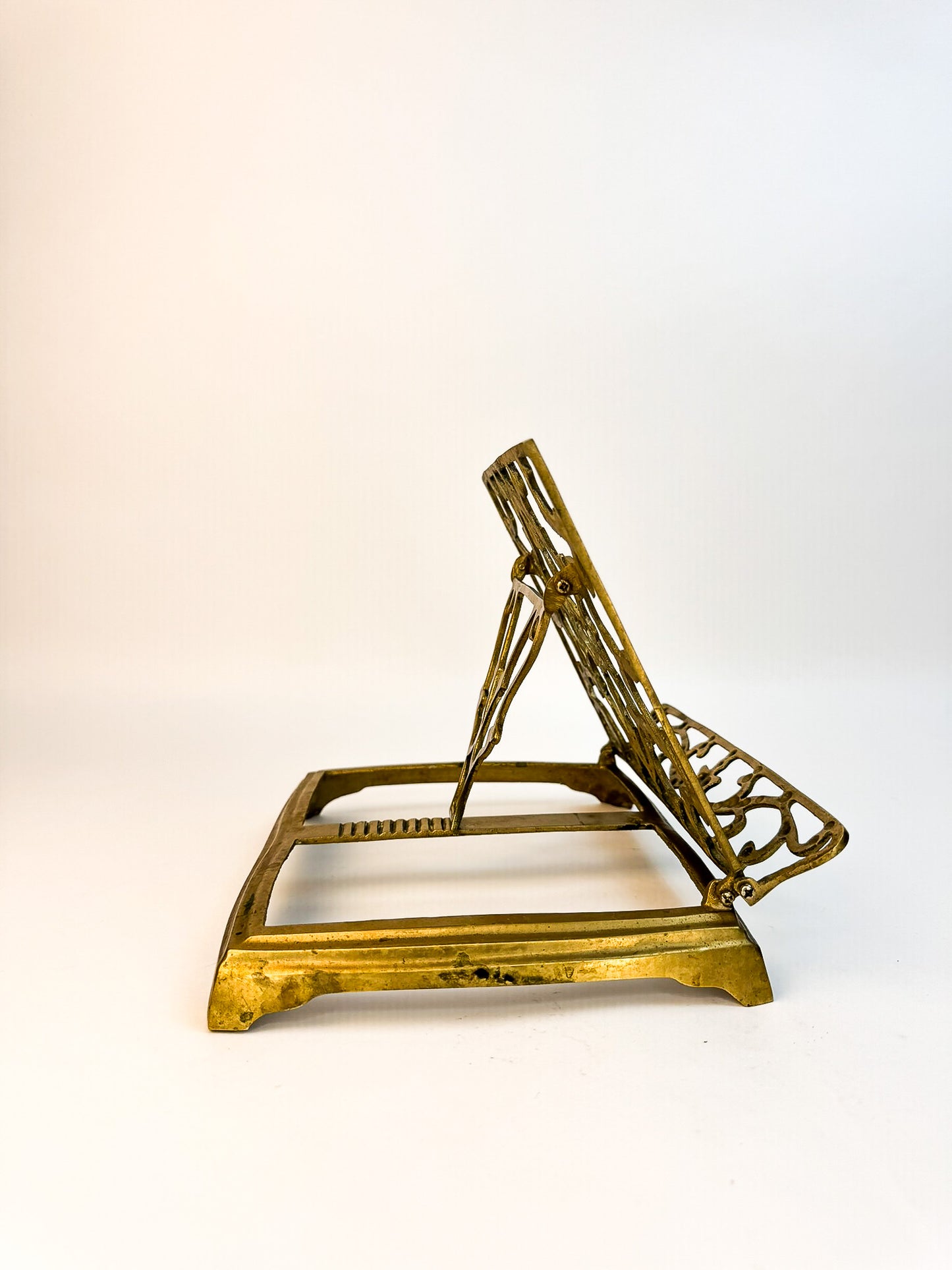 Brass Book Stand Folding Holder