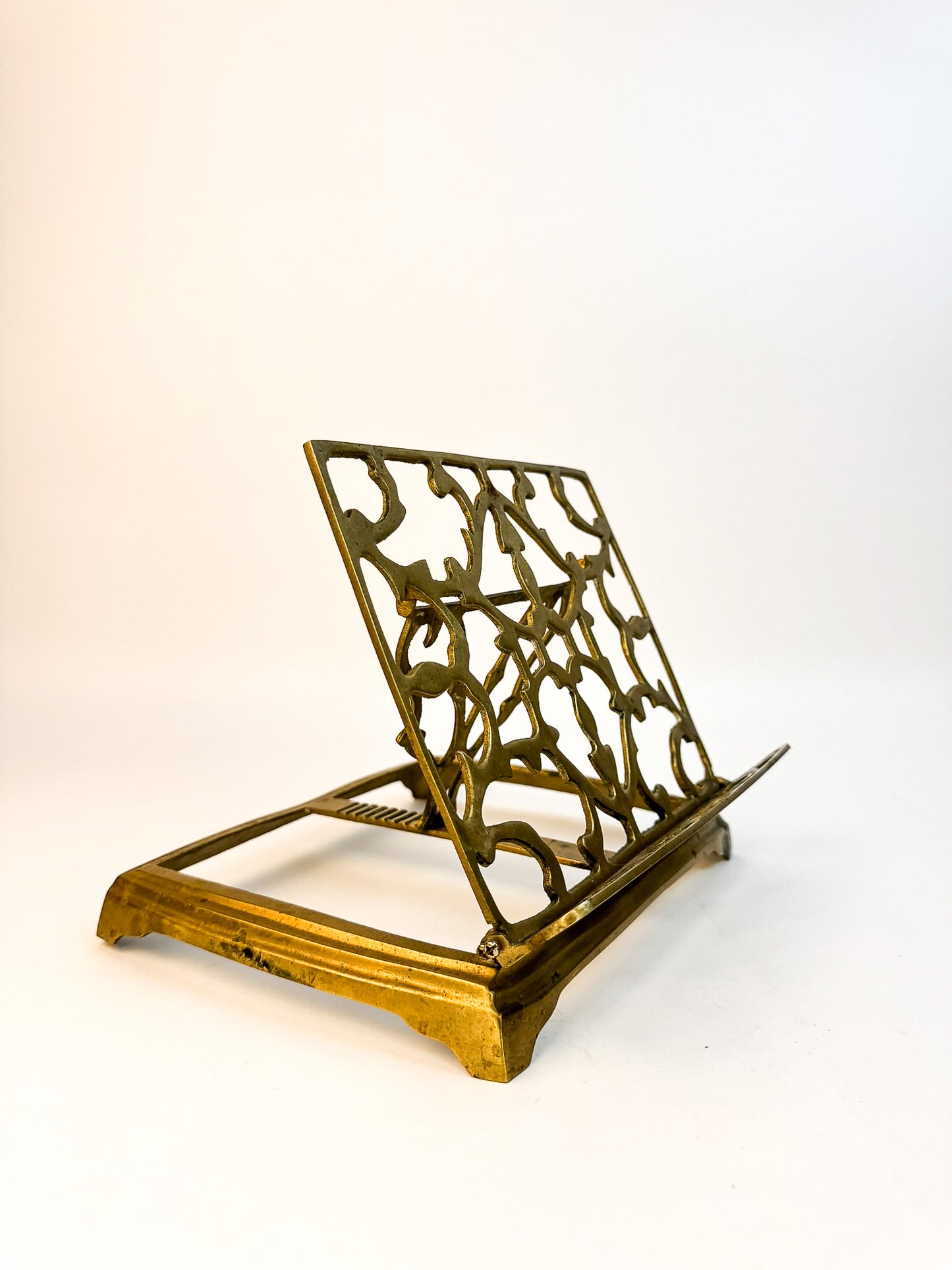 Brass Book Stand Folding Holder