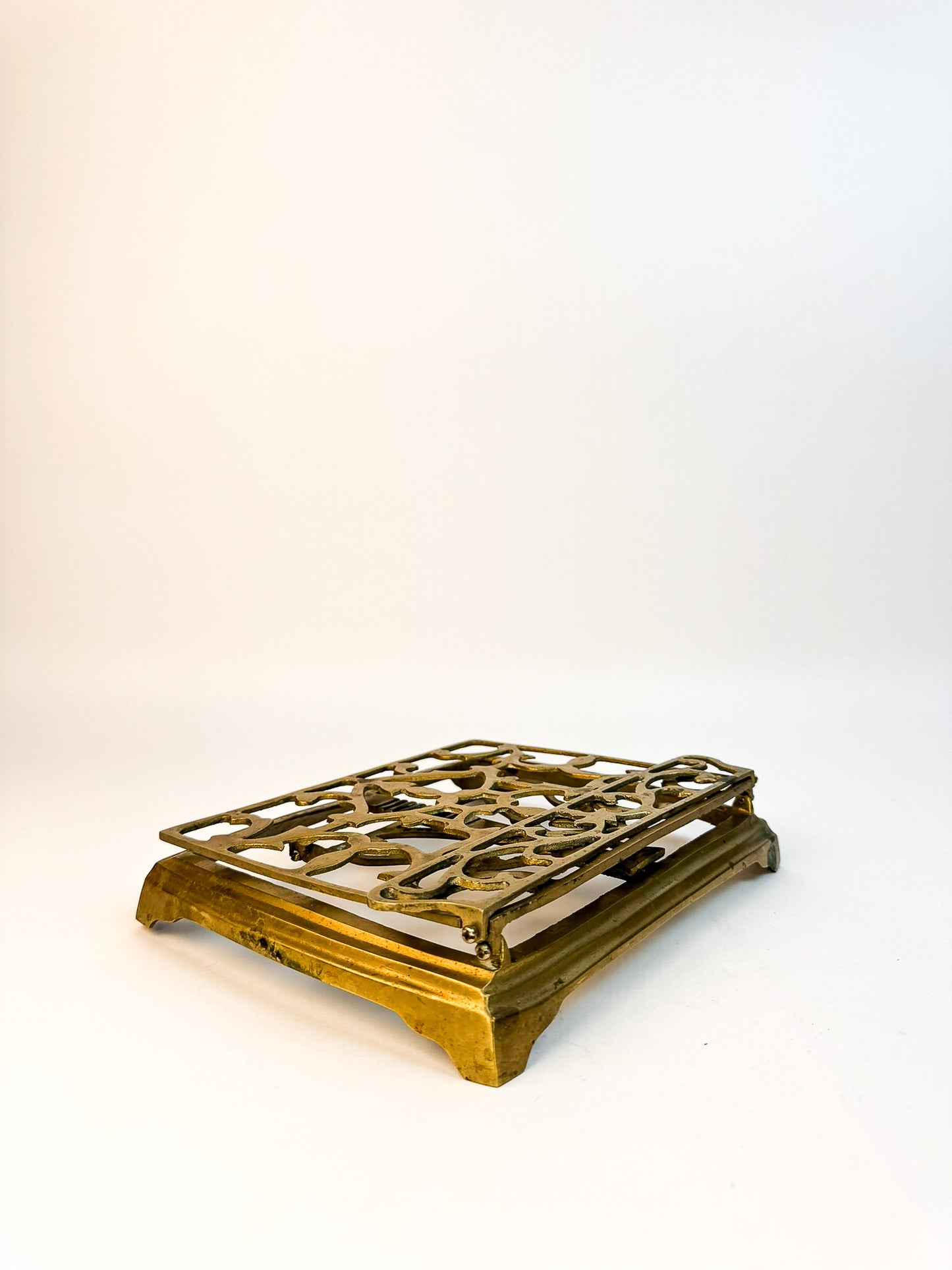 Brass Book Stand Folding Holder
