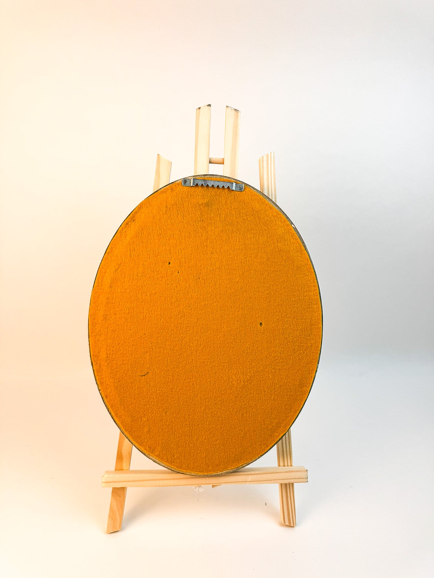 Oval Needlepoint Art with Fruit