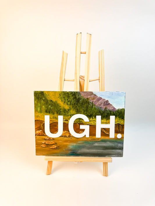 Original Art - Painting with UGH Embellishment