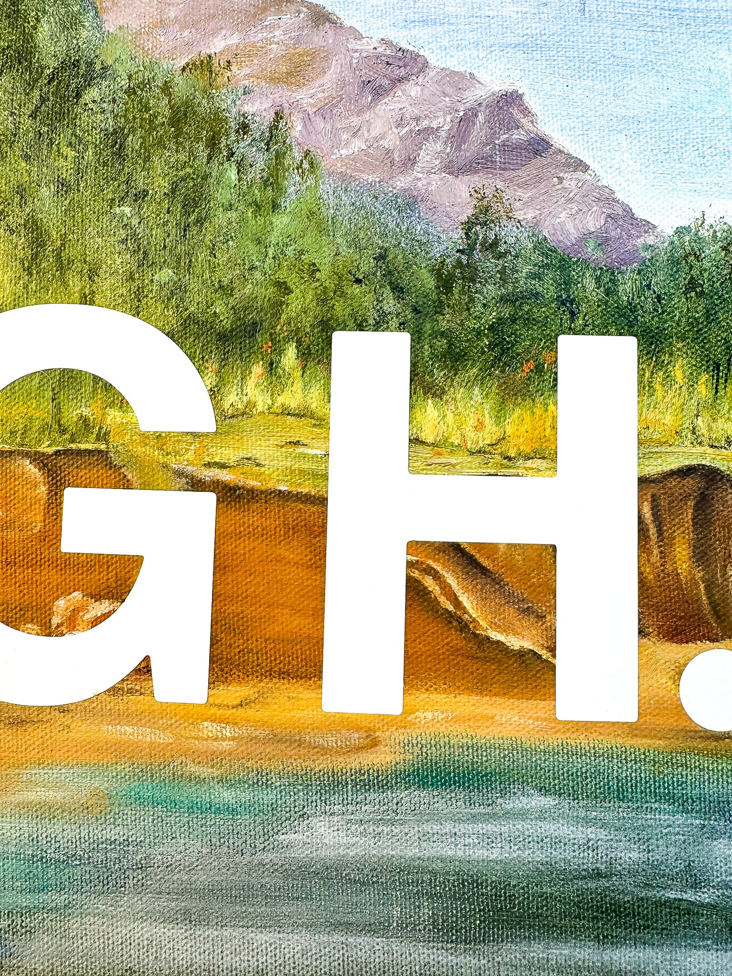 Original Art - Painting with UGH Embellishment