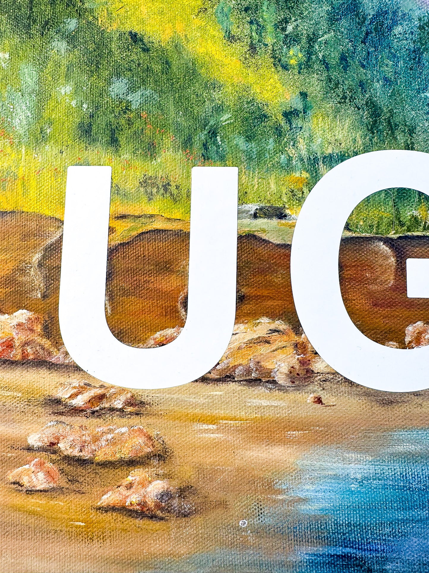 Original Art - Painting with UGH Embellishment