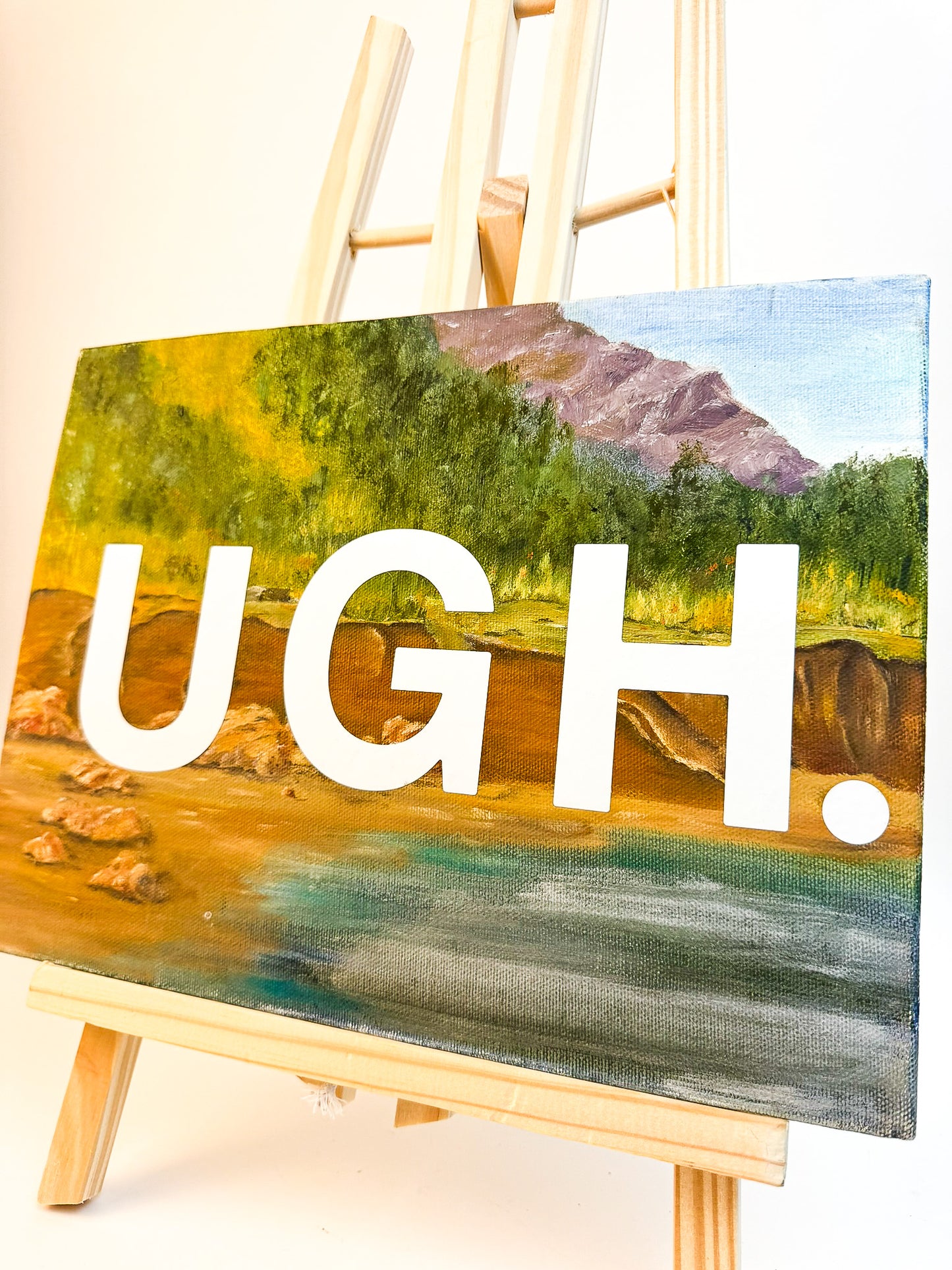 Original Art - Painting with UGH Embellishment