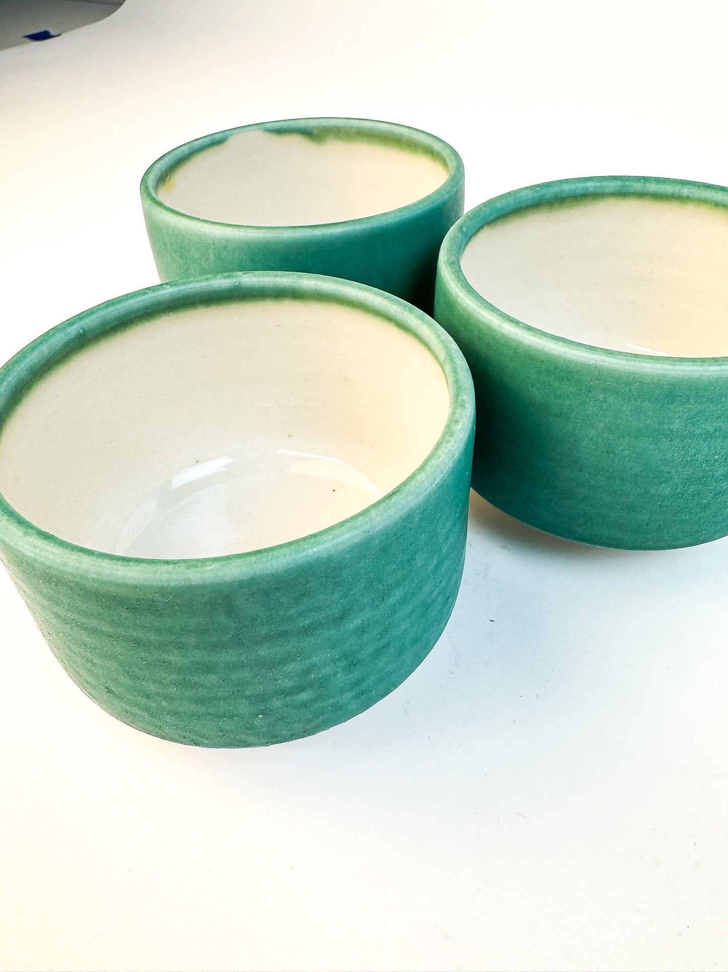 Ceramic Japanese Tea Cups - Set of 3