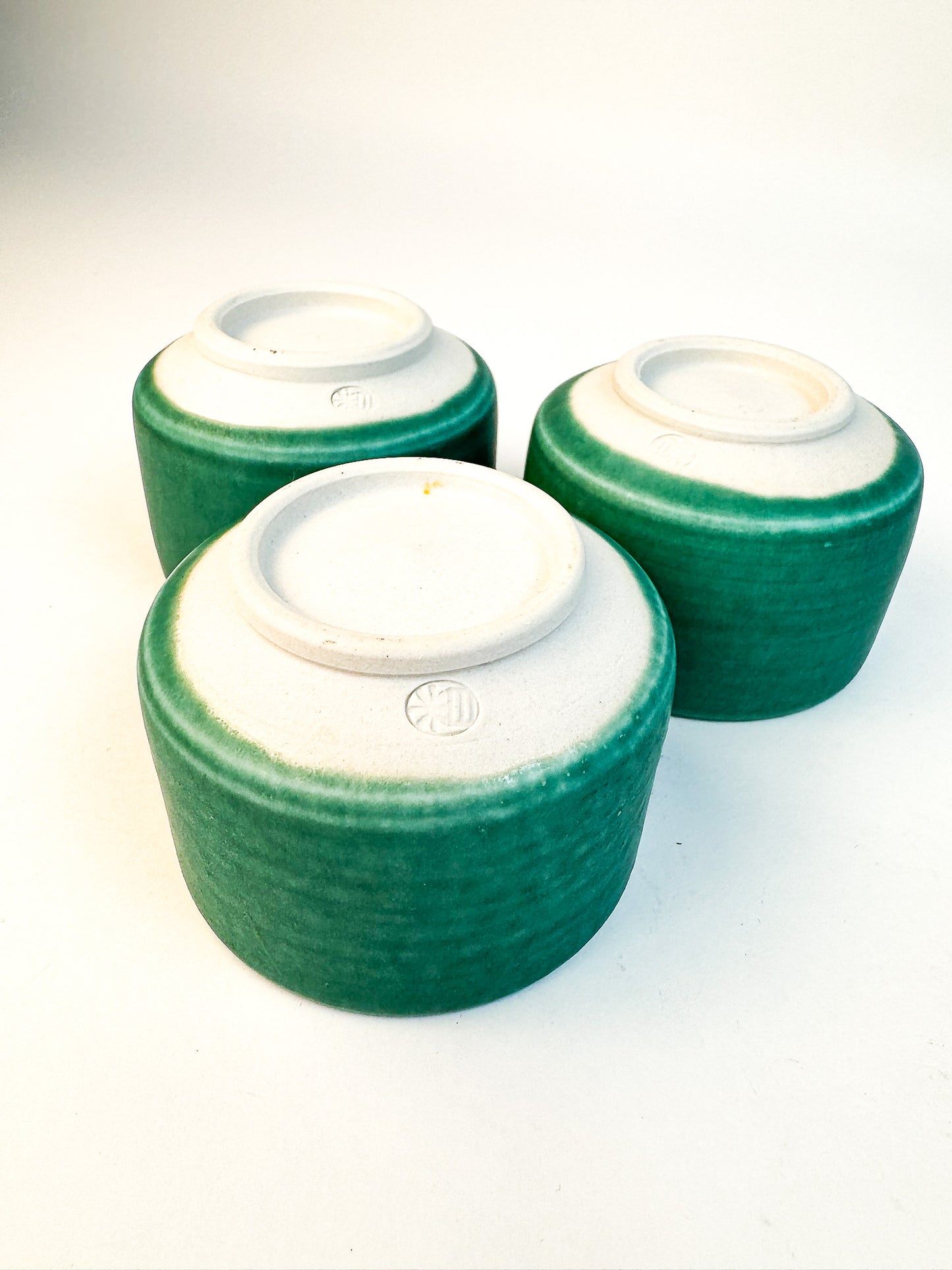 Ceramic Japanese Tea Cups - Set of 3
