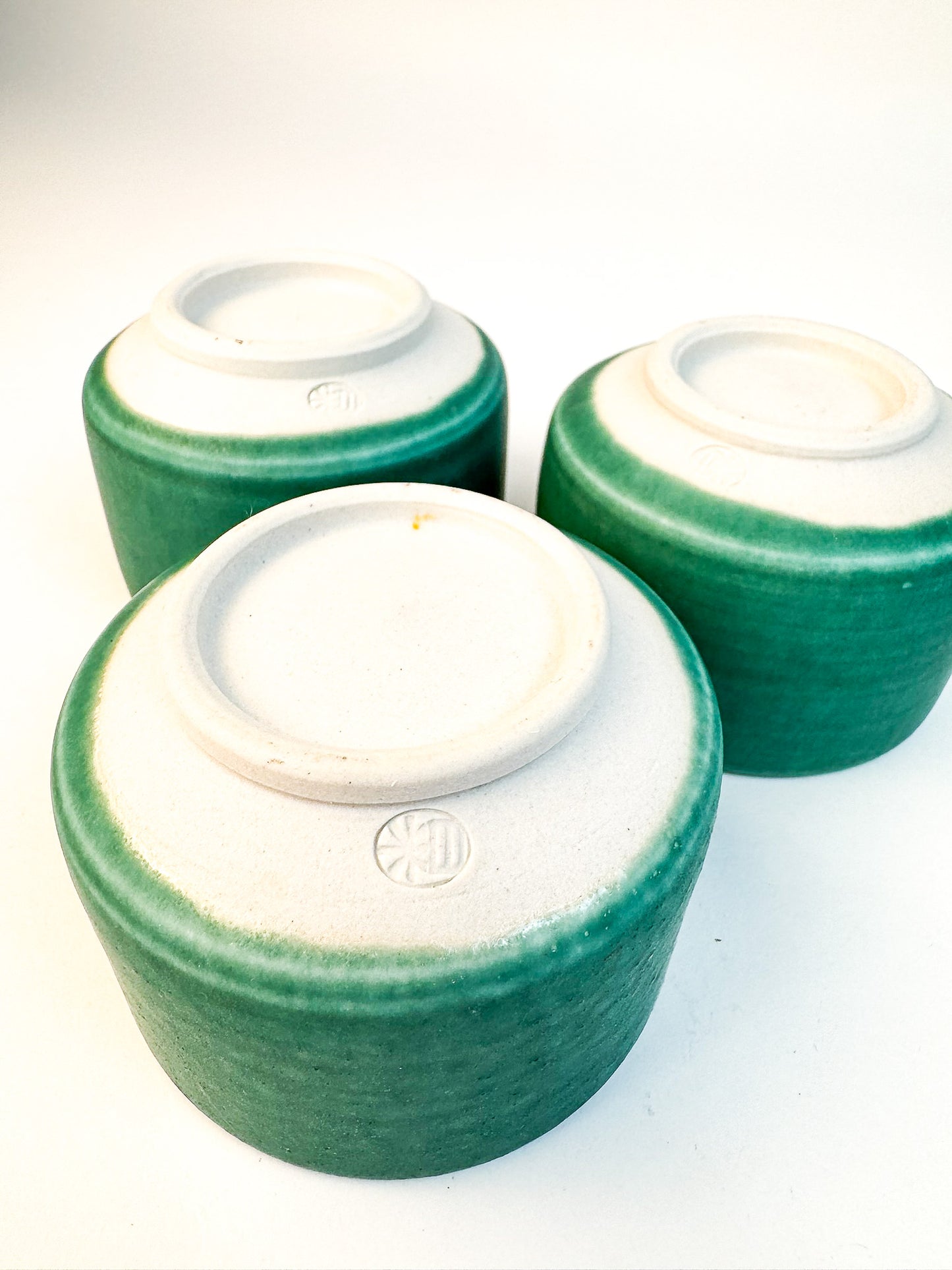 Ceramic Japanese Tea Cups - Set of 3