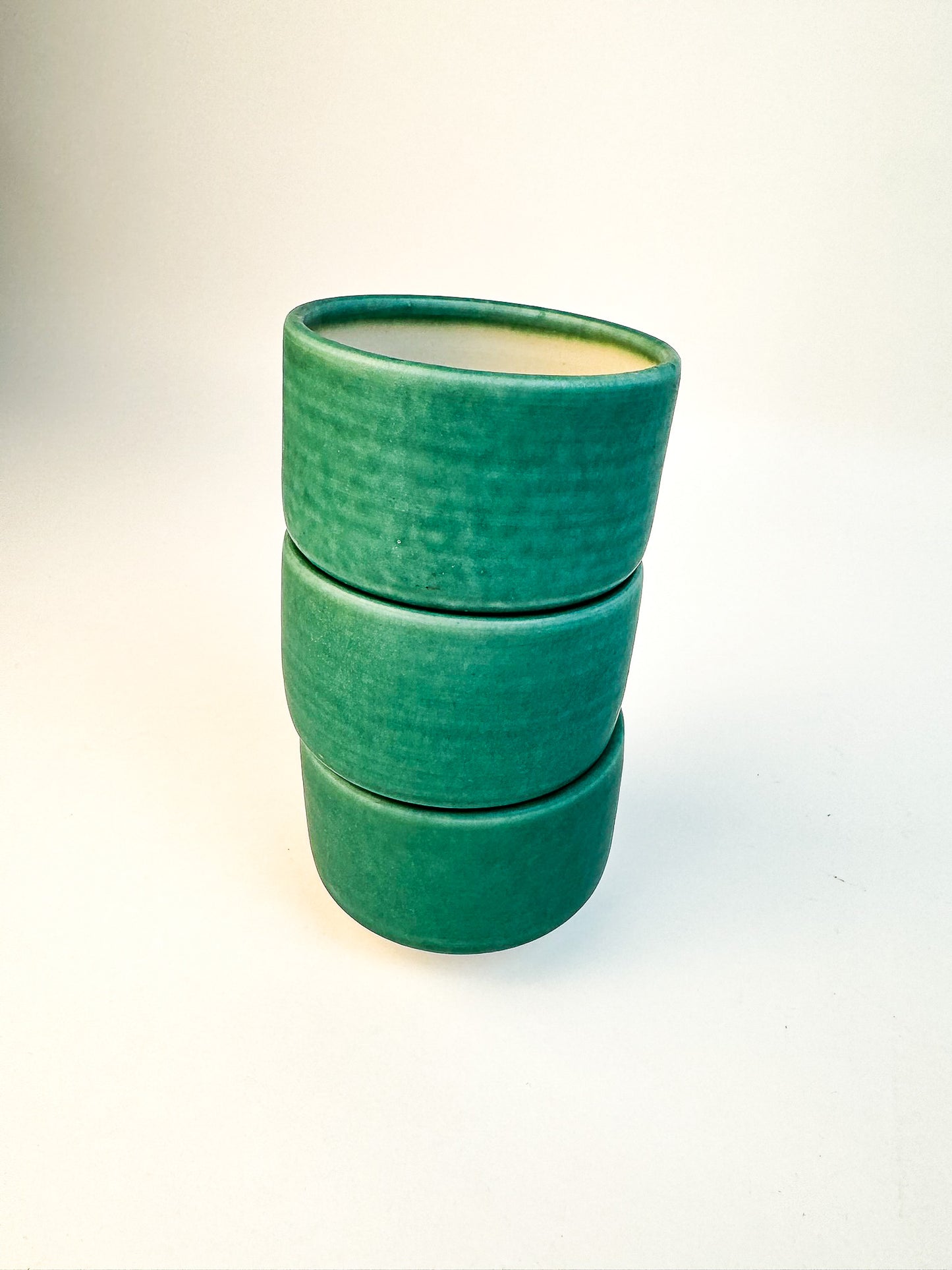 Ceramic Japanese Tea Cups - Set of 3