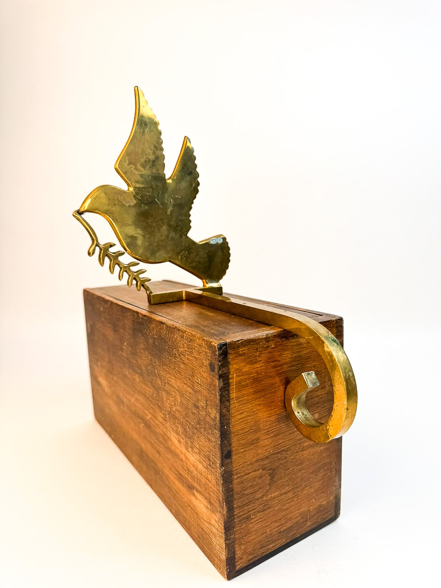 Brass Dove Extended Stocking Hook