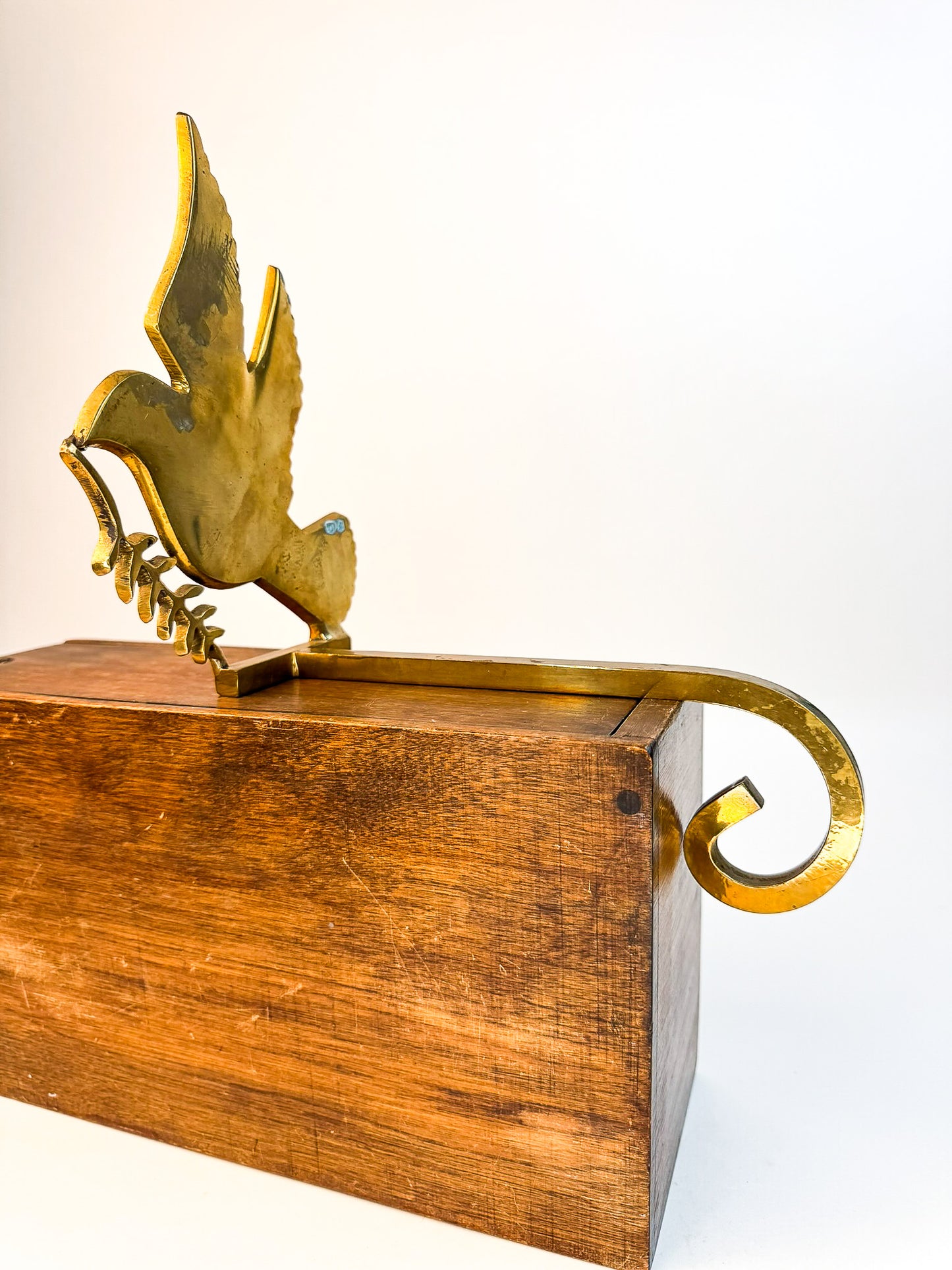 Brass Dove Extended Stocking Hook