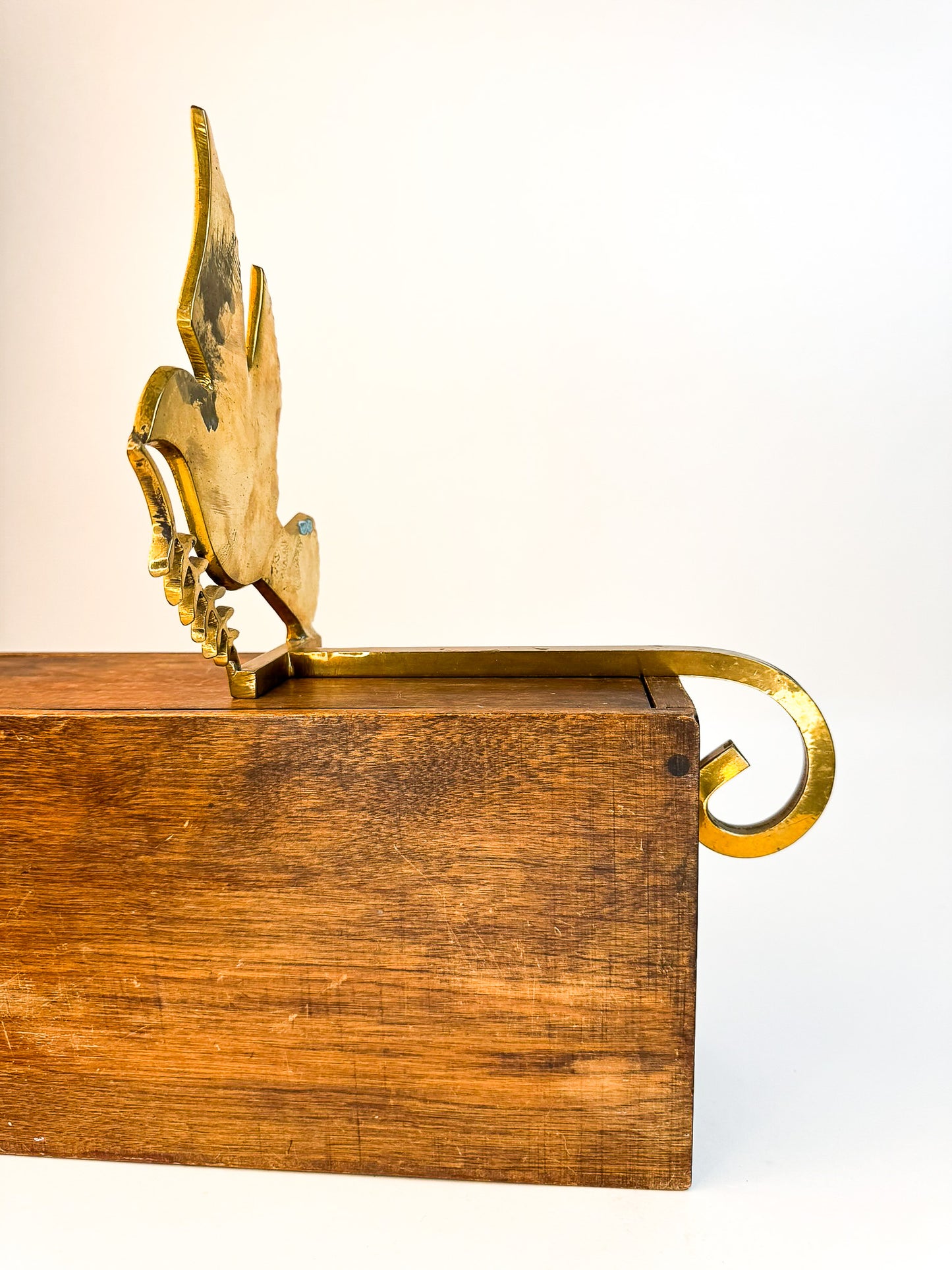 Brass Dove Extended Stocking Hook